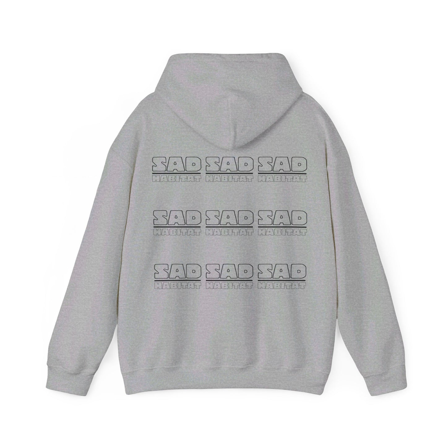 Unisex Sad habitat Logo Heavy Blend™ Hooded Sweatshirt