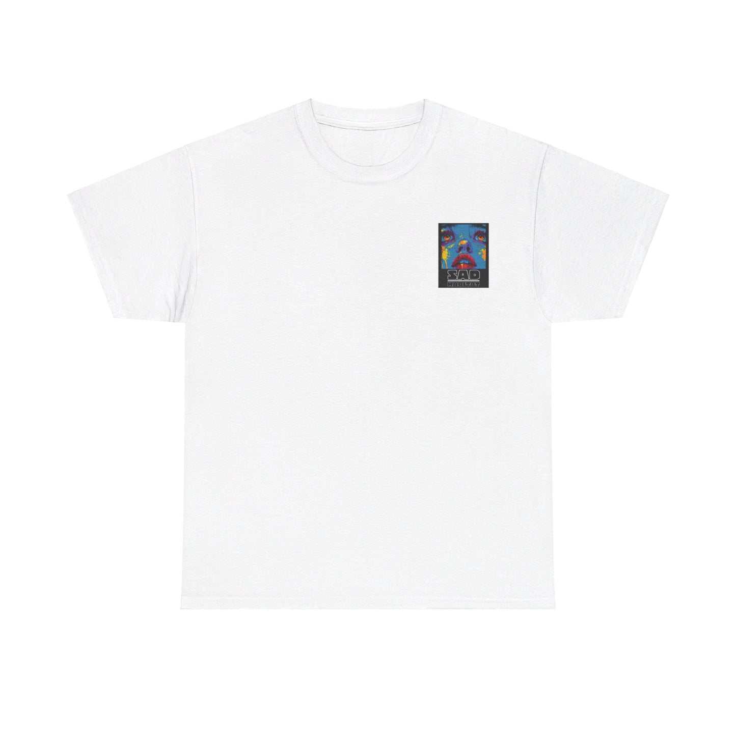 Unisex Sad Habitat Printed Heavy Cotton Tee