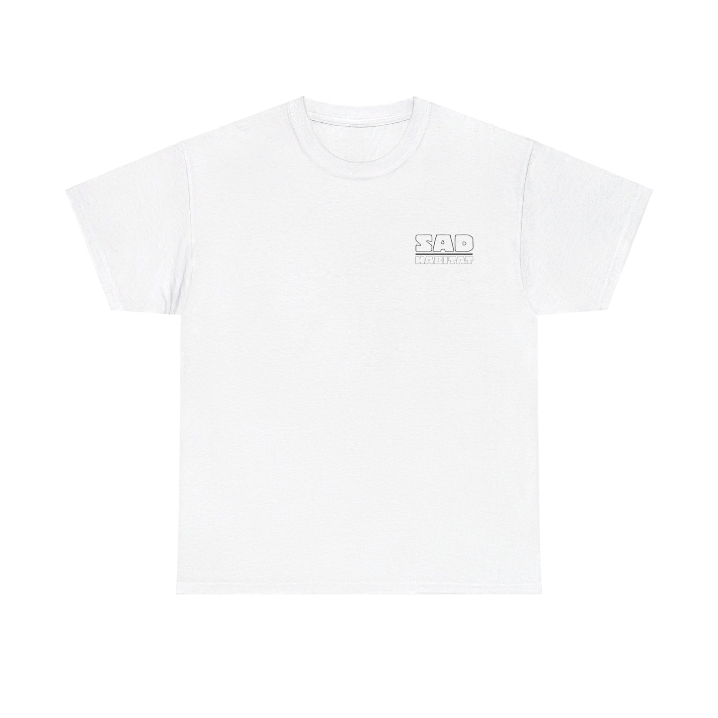 Unisex Sad Habitat Logo Heavy Cotton Tee