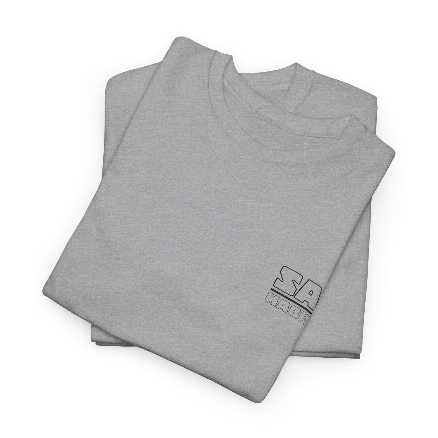 Unisex Sad Habitat Logo Heavy Cotton Tee