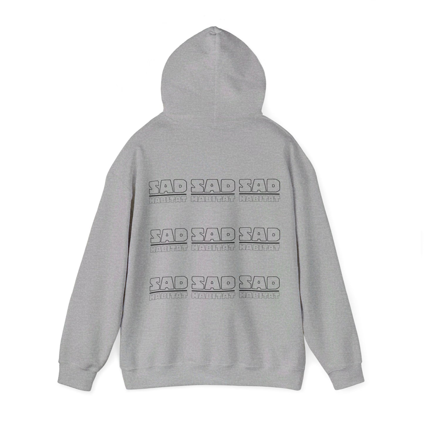 Unisex Sad habitat Logo Heavy Blend™ Hooded Sweatshirt