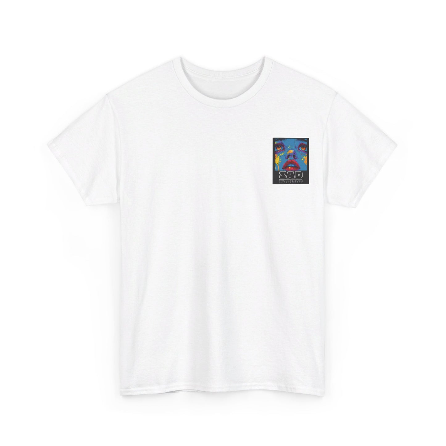 Unisex Sad Habitat Printed Heavy Cotton Tee