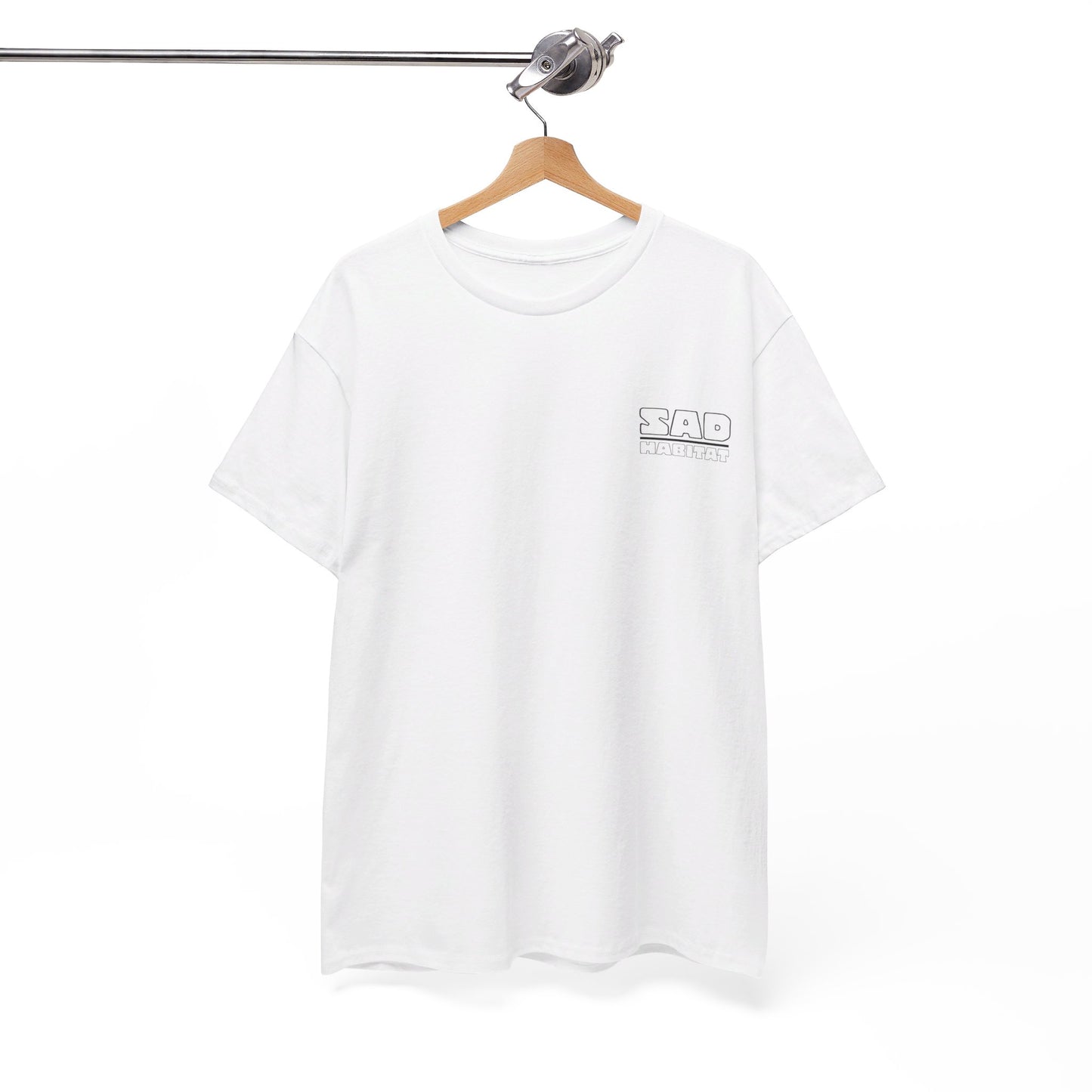 Unisex Sad Habitat Logo Heavy Cotton Tee