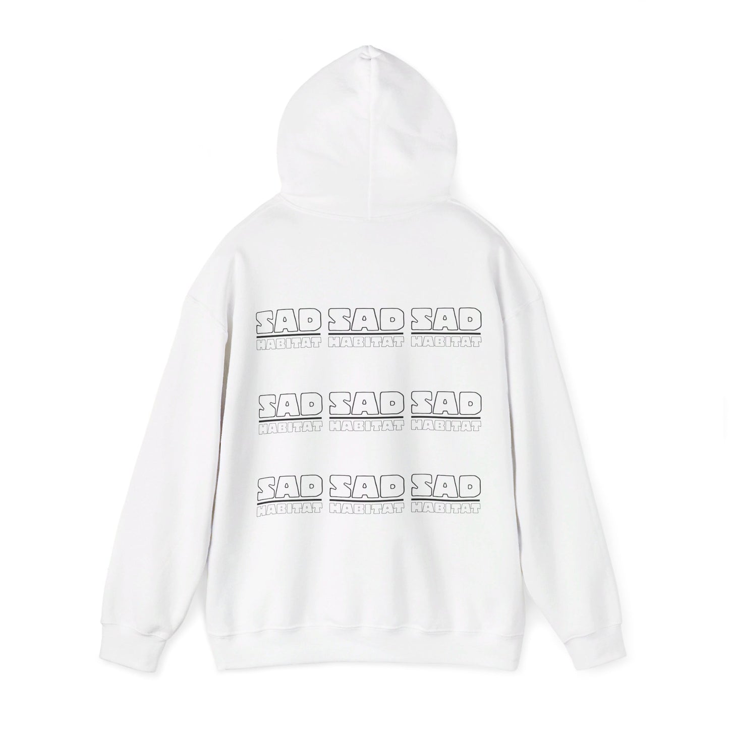 Unisex Sad habitat Logo Heavy Blend™ Hooded Sweatshirt